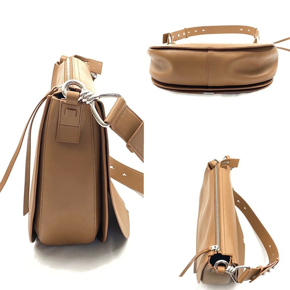 AllSaints Captain Round Shoulder Bag Acorn - Picture 6 of 8